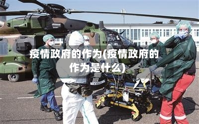 疫情政府的作为(疫情政府的作为是什么)