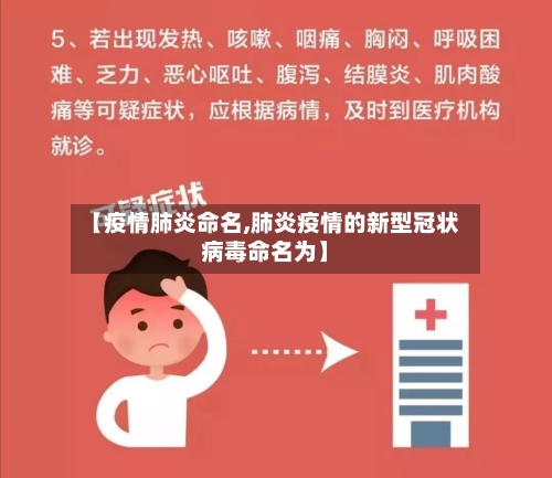 【疫情肺炎命名,肺炎疫情的新型冠状病毒命名为】