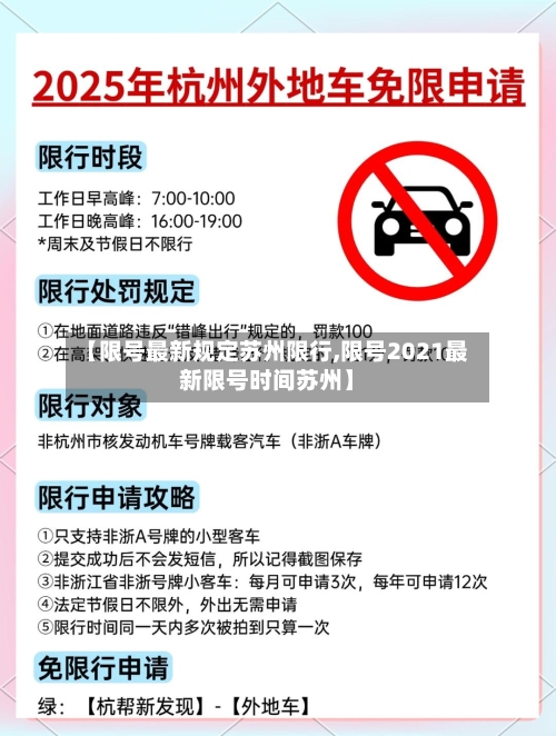 【限号最新规定苏州限行,限号2021最新限号时间苏州】
