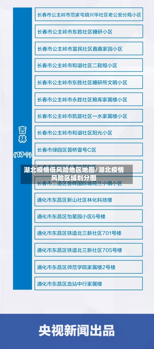 湖北疫情低风险地区地图/湖北疫情风险区域划分图