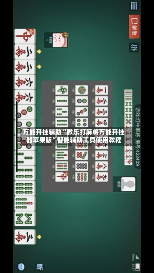 万能开挂辅助“微乐打麻将万能开挂器苹果版”智能辅助工具使用教程