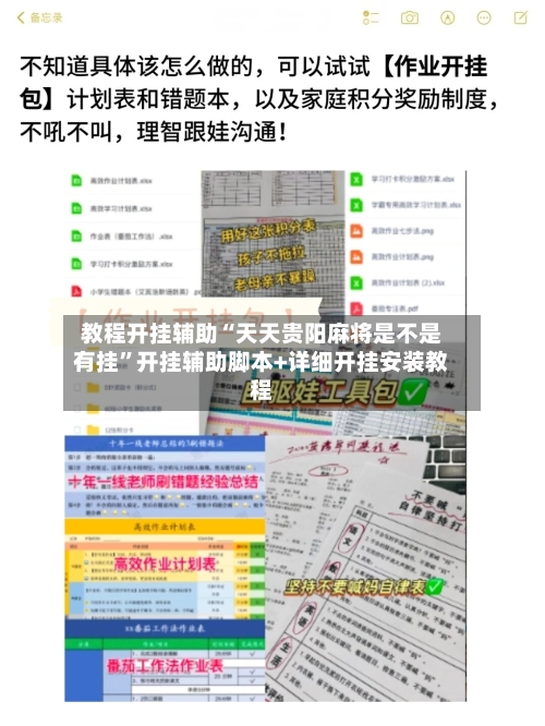 教程开挂辅助“天天贵阳麻将是不是有挂”开挂辅助脚本+详细开挂安装教程