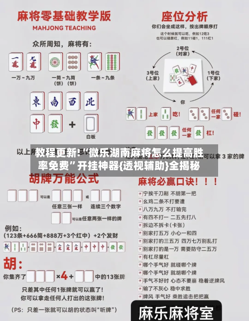 教程更新!“微乐湖南麻将怎么提高胜率免费”开挂神器{透视辅助}全揭秘