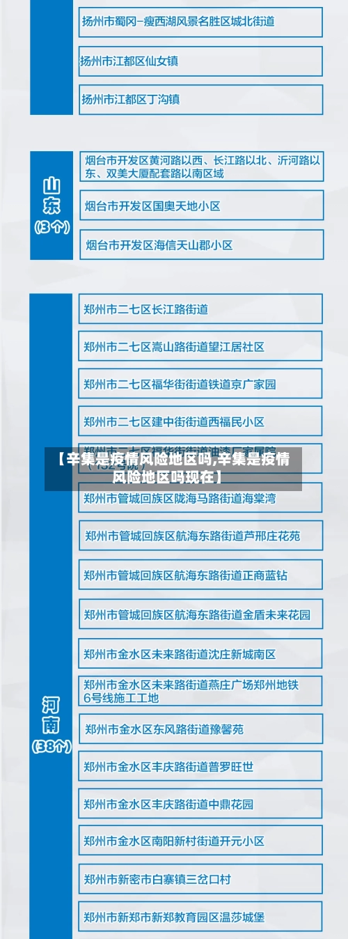 【辛集是疫情风险地区吗,辛集是疫情风险地区吗现在】