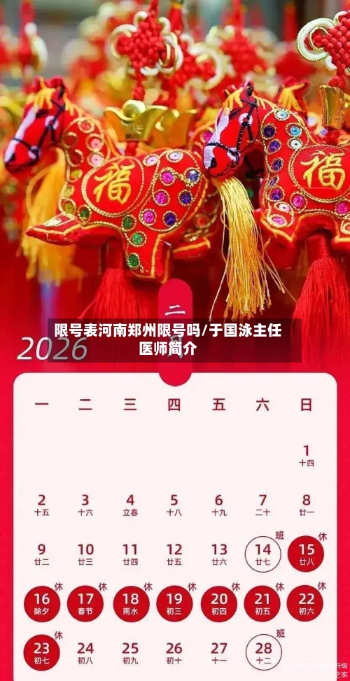 限号表河南郑州限号吗/于国泳主任医师简介