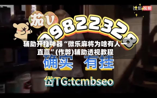 辅助开挂神器“微乐麻将为啥有人一直赢”(作弊)辅助透视教程