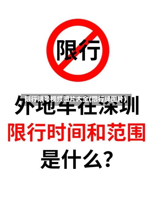 限行限号视频图片大全(限行牌图片)
