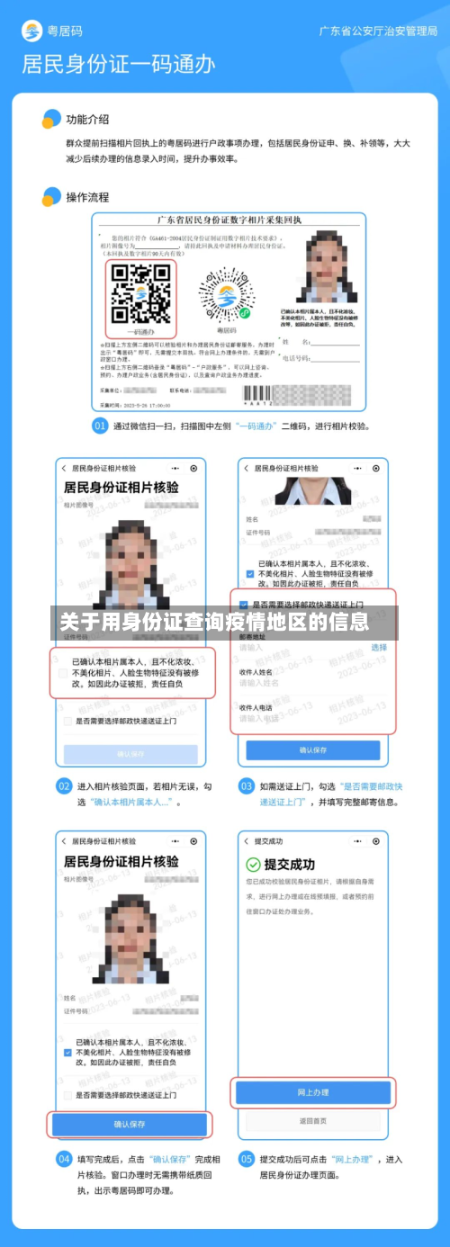 关于用身份证查询疫情地区的信息