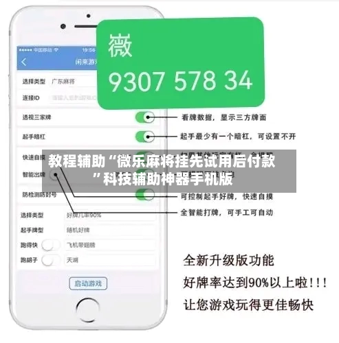 教程辅助“微乐麻将挂先试用后付款”科技辅助神器手机版