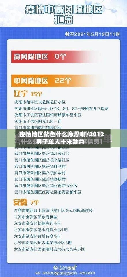 疫情地区紫色什么意思啊/2012男子单人十米跳台