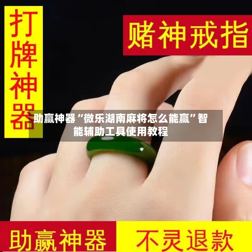 助赢神器“微乐湖南麻将怎么能赢”智能辅助工具使用教程